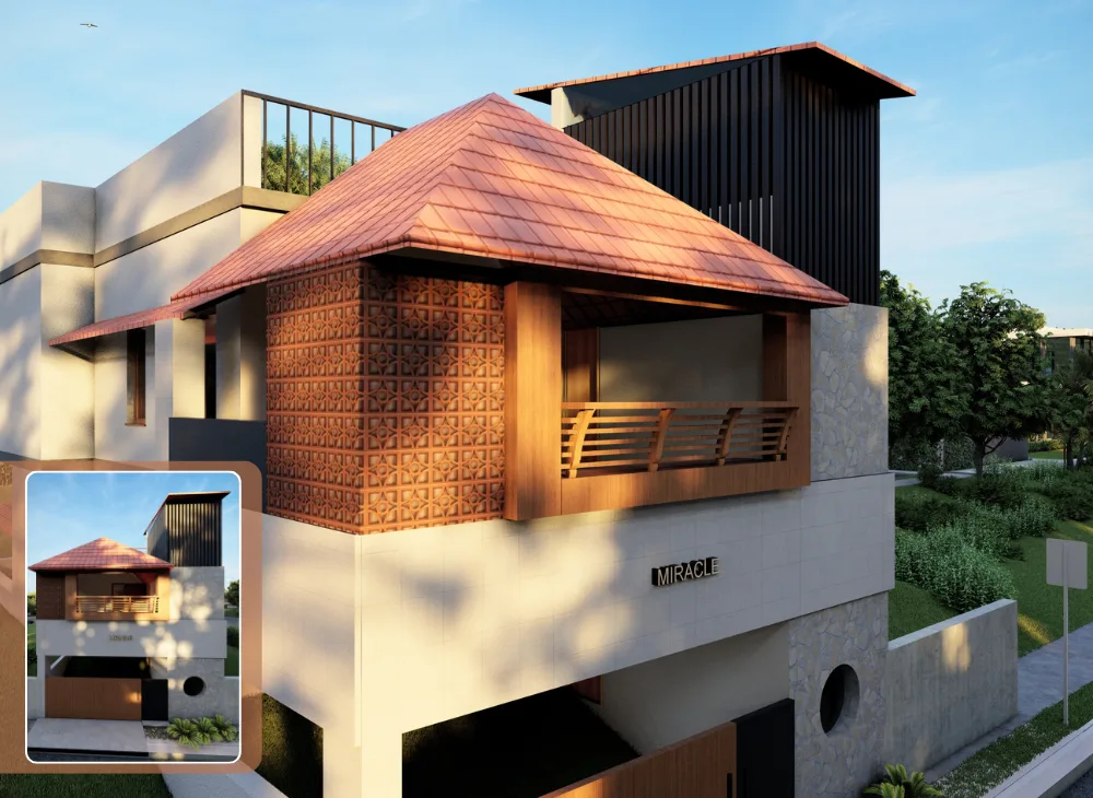 Traditional Indian Architecture Facade